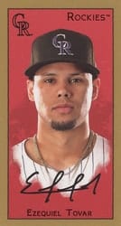 2025 Topps T205 Base Set Ezequiel Tovar card