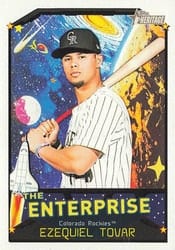 2026 Topps Heritage The Enterprise Ezequiel Tovar #TE-ET card