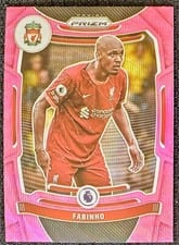 2021 Panini Prizm Premier League Fabinho Pink Prizm #84 card