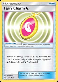 Lost Thunder Fairy Charm Dragon #177 card