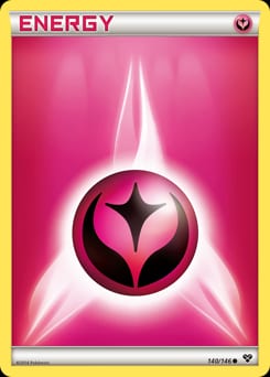 XY Fairy Energy #140 card