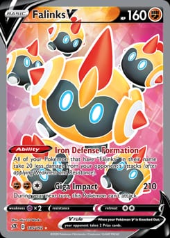 2020 Rebel Clash Falinks V #185 card