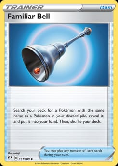 Darkness Ablaze Familiar Bell #161 card