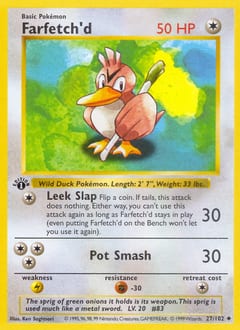 Base Farfetch'd #27 card