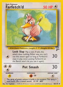 2000 Base Set 2 Farfetch'd #40