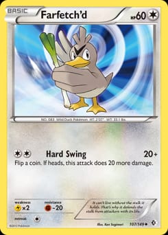 Boundaries Crossed Farfetch'd #107 card