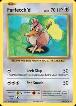 Evolutions Farfetch'd #68 card