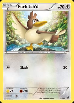 Kalos Starter Set Farfetch'd #25 card