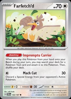 Twilight Masquerade Farfetch'd #132 card