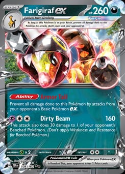 Temporal Forces Farigiraf ex #108 card