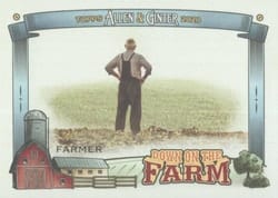 2020 Topps Allen & Ginter Down on the Farm Farmer #DF-F card