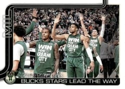 2025-26 Topps Base Set Fear the Deer: Bucks Stars Lead the Way #281 card