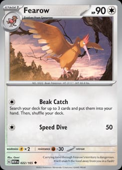 2023 151 Fearow #22 card
