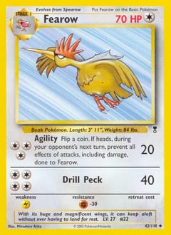 2002 Legendary Collection Fearow #42 card