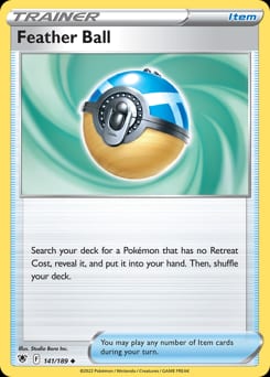 Astral Radiance Feather Ball #141 card
