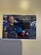 2025-26 Topps UEFA Club Competitions Topps Superstar Relics Federico Dimarco #TSR-FD card