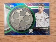 2025-26 Topps UEFA Club Competitions Starball Commemorative Relics Federico Valverde #SCR-FV card