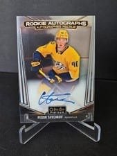 2024-25 O-Pee-Chee Platinum Rookie Autographs Fedor Svechkov #R-FS card