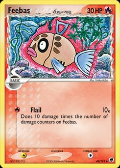 Dragon Frontiers Feebas δ #49 card