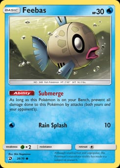Dragon Majesty Feebas #28 card