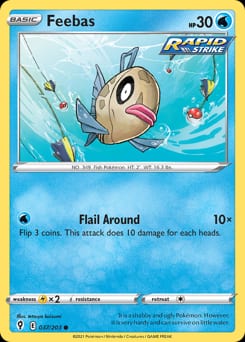 Evolving Skies Feebas #37 card