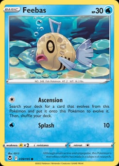 2022 Silver Tempest Feebas #39 card