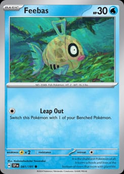 Surging Sparks Feebas #41 card