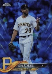 2018 Topps Chrome Sapphire Edition Base Set Felipe Rivero #293 card