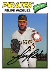 2018 Topps Archives Base Set Felipe Vazquez #196 card