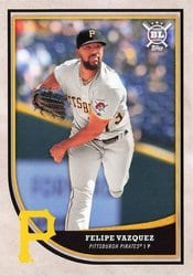 2018 Topps Big League Base Set Felipe Vazquez #258 card