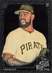 2019 Topps Allen & Ginter X Base Set Felipe Vázquez #86 card