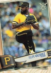 2019 Topps Big League Base Set Felipe Vázquez #118 card
