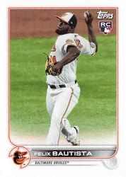 2022 Topps Mini Base Set Felix Bautista #US225 card
