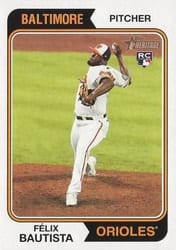 2023 Topps Heritage Base Set Félix Bautista #40 card