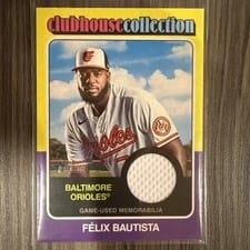 2024 Topps Heritage Clubhouse Collection Relic Félix Bautista #CCR-FB card