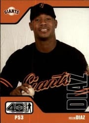 2002 Upper Deck 40-Man Base Set Felix Diaz #768 card