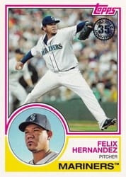 2018 Topps 1983 Topps Baseball 35th Anniversary Felix Hernandez #83-61 card