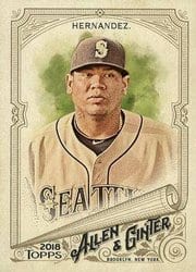 2018 Topps Allen & Ginter Base Set Felix Hernandez #262 card