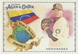 2018 Topps Allen & Ginter World Talent Felix Hernandez #WT-44 card