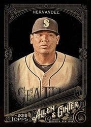 2018 Topps Allen & Ginter X Base Set Felix Hernandez #262 card