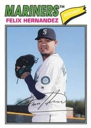 2018 Topps Archives Base Set Felix Hernandez #162 card