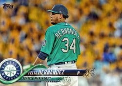 2018 Topps Base Set Felix Hernandez #567 card