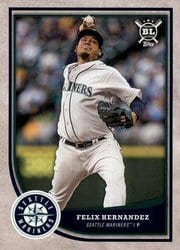 2018 Topps Big League Base Set Felix Hernandez #8 card