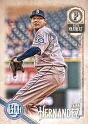 2018 Topps Gypsy Queen Base Set Felix Hernandez #122 card