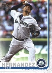 2019 Topps Base Set Felix Hernandez #699 card