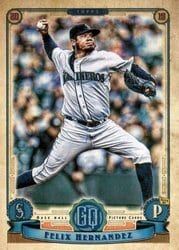2019 Topps Gypsy Queen Base Set Felix Hernandez #242 card