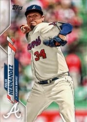 2020 Topps Base Set Felix Hernandez #521 card
