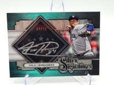 2022 Topps Five Star Silver Signatures Felix Hernandez #SS-FH card