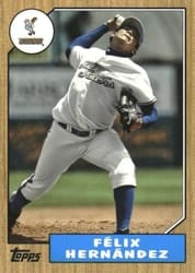 2024 Topps Pro Debut MiLB Legends Felix Hernandez #MILB-10 card