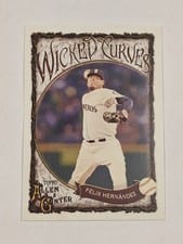 2025 Topps Allen and Ginter Wicked Curves Felix Hernandez #WC-19 card